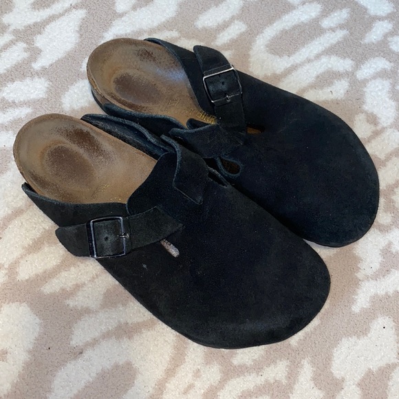 Birkenstock Shoes - Black Boston Birkenstocks